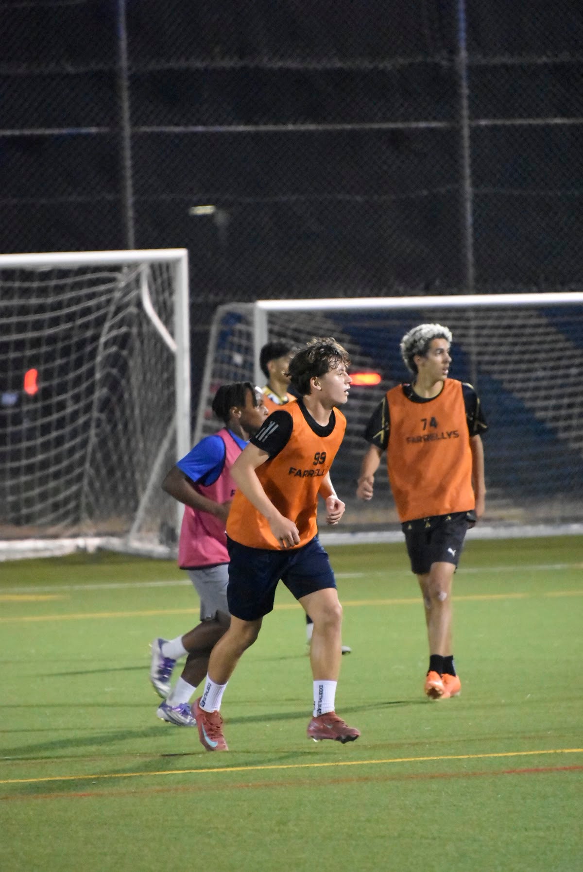 Evening training in full flow at a Prestige Football Expo
