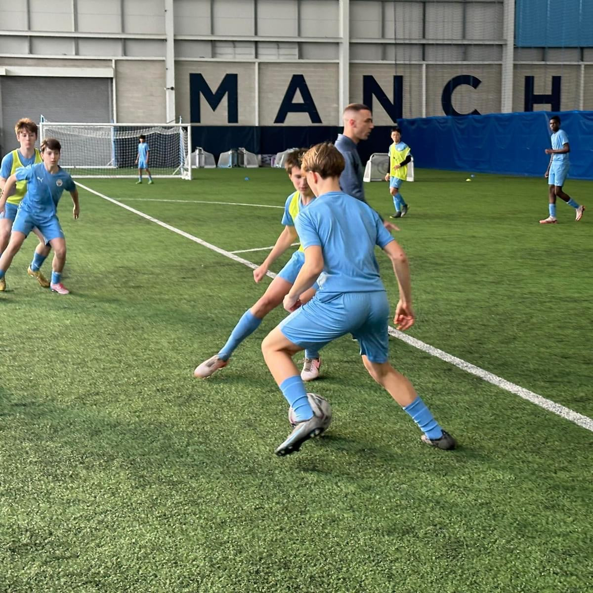 Manchester City school visit